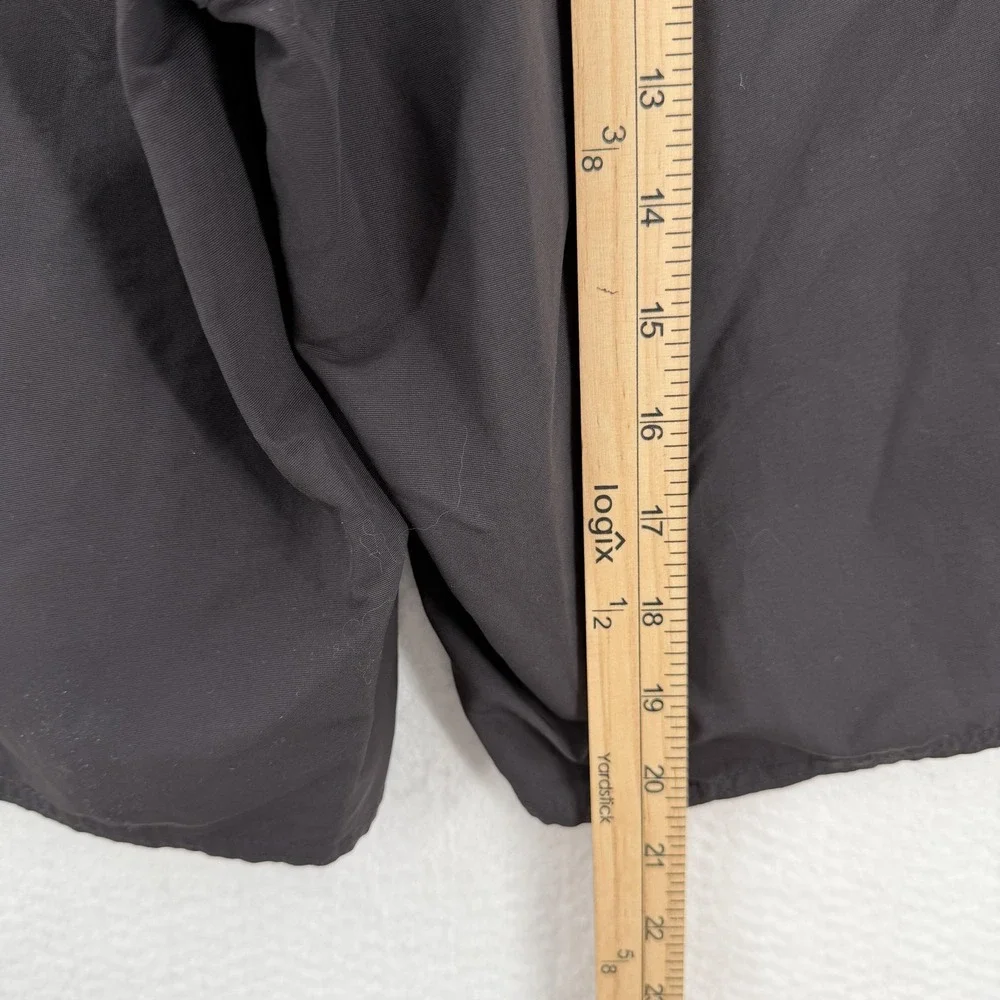 Patagonia Shorts Mens 33 Black Green Board Shorts Nylon Cargo Pocket Surf‎ Swim